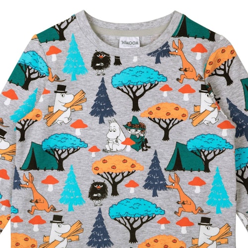 Langarmshirt Mumin-Motive