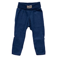 Bündchenhose Wolle Seide Beinumschlag