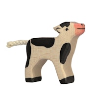 Holzfigur Kalb - auf dem Bauernhof