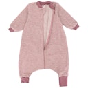 Vorschaubild Babyschlafsack Wollplüsch mit Füßen und Ärmeln