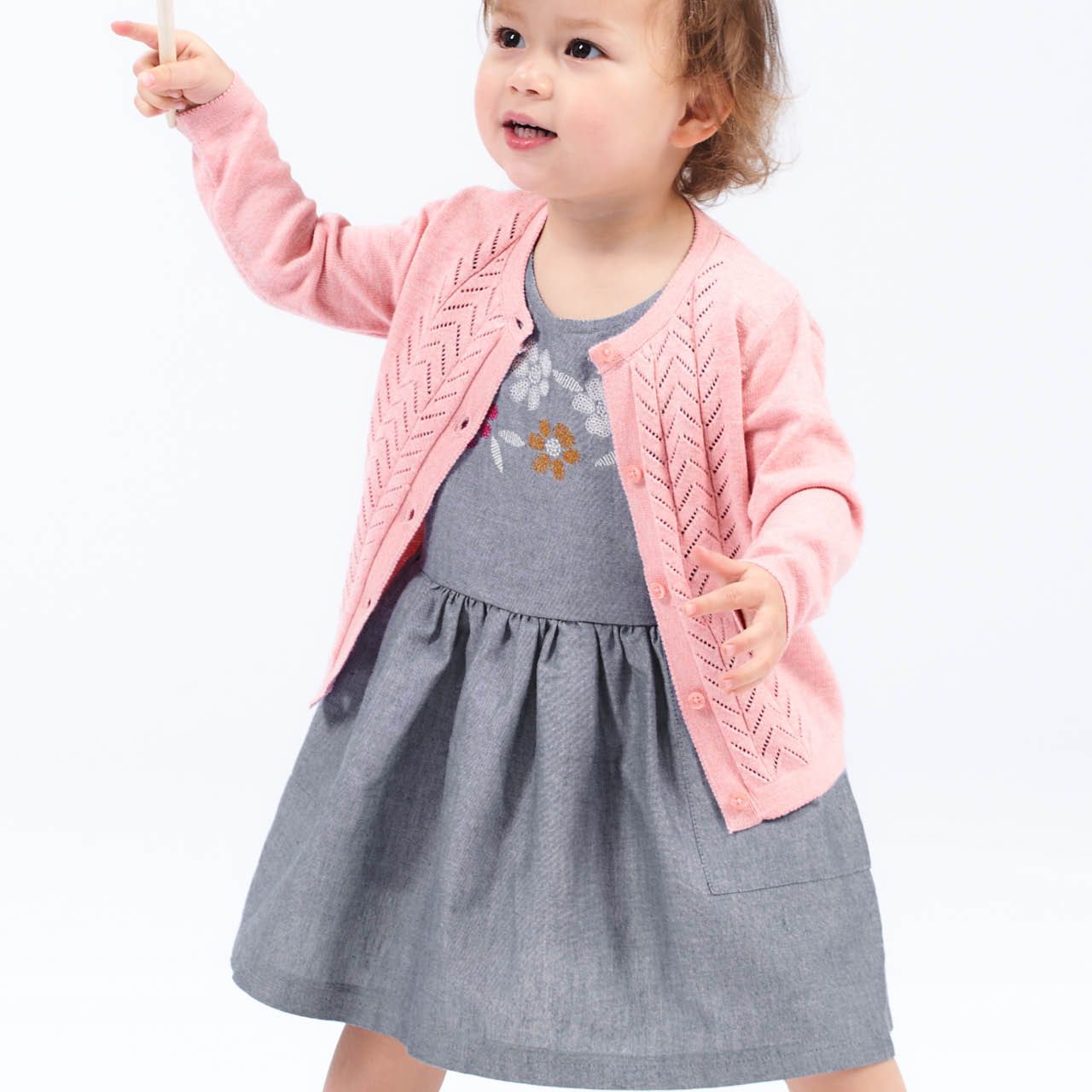 Kleid Sense Organics kurzarm Motiv
