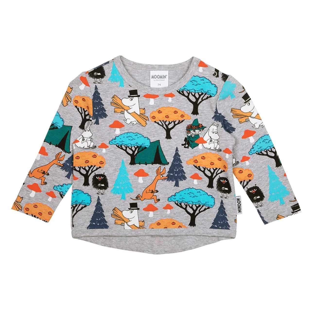 Langarmshirt Moomin Interlock/Jersey Motiv