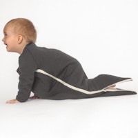 Gefütterter Schlafsack mit Arm Wolle-Baumwolle