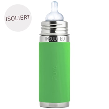 Isolierte Babyflasche Lochgrösse mittel grün 260 ml