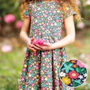 Vorschaubild Flatter Sommerkleid Regenbogen