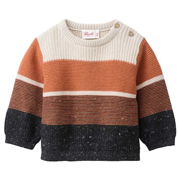 Edler Strick Pullover bunt gestreift