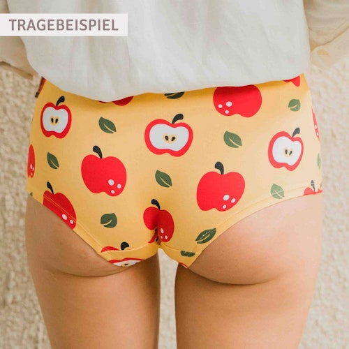 Damen Slip Regenbogen blau