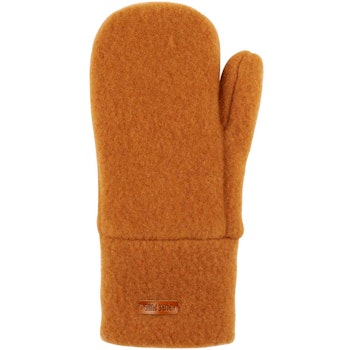 Kinder Handschuhe Wolle dunkelbeige