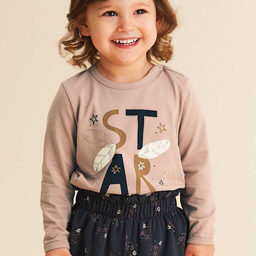 Weiches Langarmshirt Gummibund
