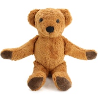 Bär Schnuckel ein Schlenkertier 30 cm - haselnuss braun