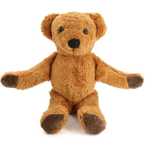 Bär Schnuckel ein Schlenkertier 30 cm - haselnuss braun