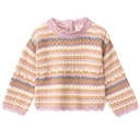 Vorschaubild Strickpullover bunt geringelt