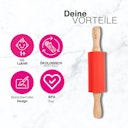 Vorschaubild Knetrolle Rot