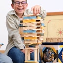 Vorschaubild 120er Box blau, gelb, grün, 120 Plättchen