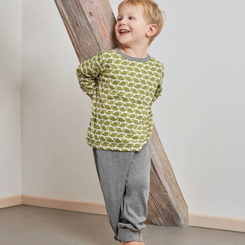 Leichtes Shirt langarm Wale