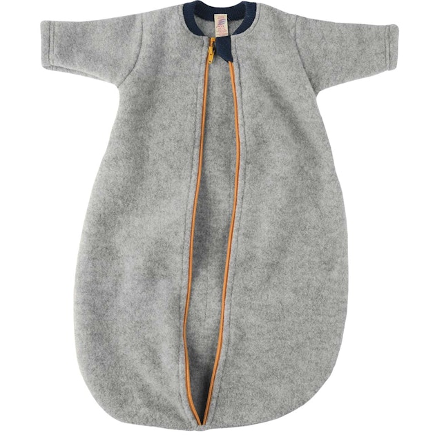 Engel Schlafsack langarm Schurwolle Fleece grau kaufen