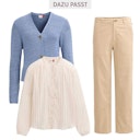 Vorschaubild Damen Twill-Hose 7/8