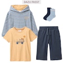 Vorschaubild Weiche Sweat Boardshorts dunkelblau