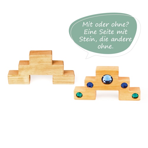 Farbtreppen 40 Stück im Holzrahmen 32 x 22 cm