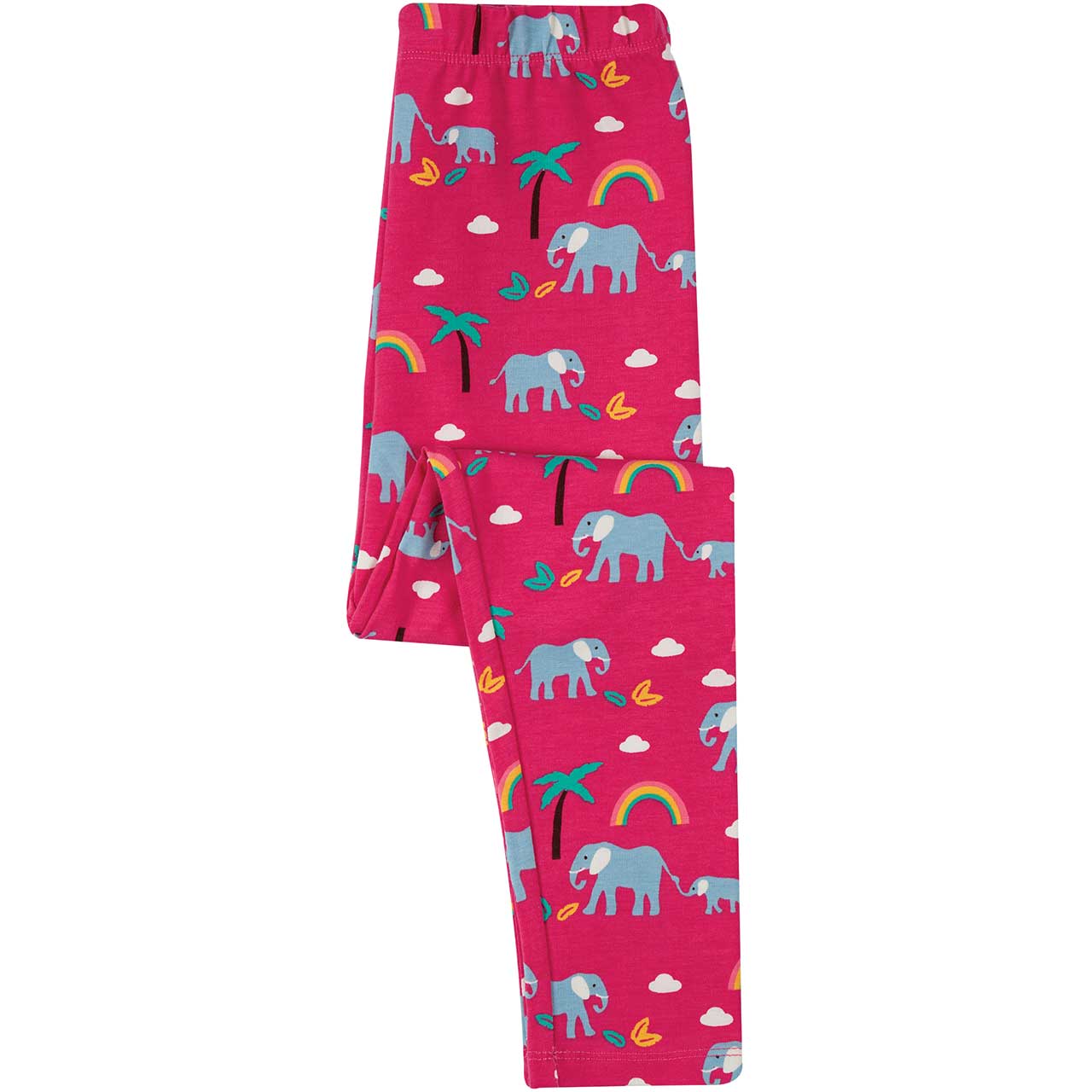 Leggings bunte Regenbogen Streifen