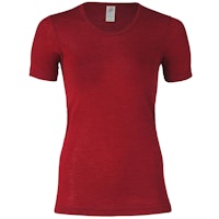 Damen Wolle Seide kurzarm Shirt