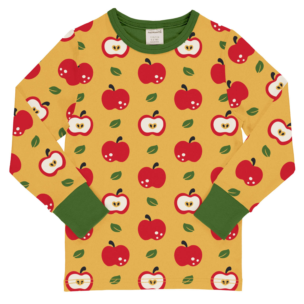 Weiches Langarmshirt Apfel