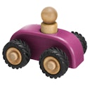 Vorschaubild Micro Car lila mit Holzfigur 11 cm