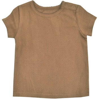 Mädchen T-Shirt Pointelle rosa