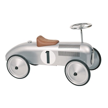 Rutscherfahrzeug mit Gummiräder - Klassik silber
