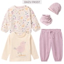 Vorschaubild Ohne Kragen - kuscheliges Sweatshirt Regenbogen rosa