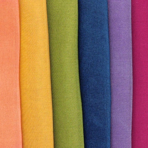 Seidentuch Basteln & Dekorieren 27x27 cm – 6 Stk. bunt