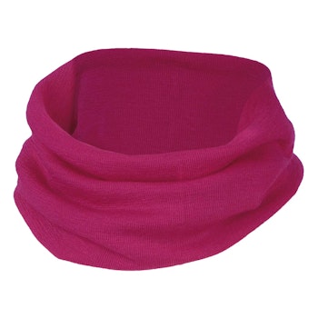 Schlauchschal pink Wolle Seide 3-10 Jahre