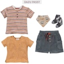 Vorschaubild Weiche Frottee Shorts schiefergrau