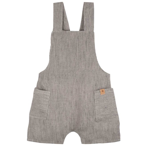 Luftig, lockere Latzhose Leinen