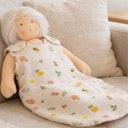 Vorschaubild Musselin Puppen-Schlafsack  35-45cm Früchte, Bio-Baumwolle
