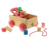 Formenwagen - Steckspiel auf Rädern - Bio - eine Natur
