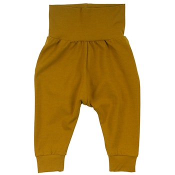 Basic Krabbelhose mit breitem Bund in braun