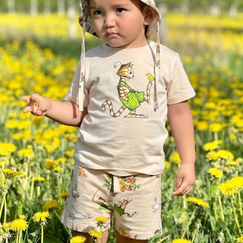 Pyjama-Set Pettersson und Findus beige