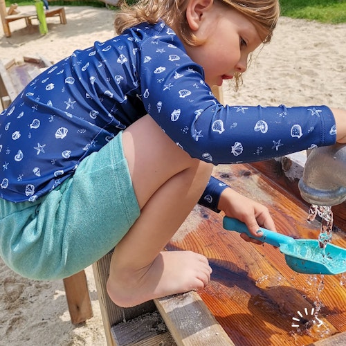 UV Schwimmshirt langarm Muscheln