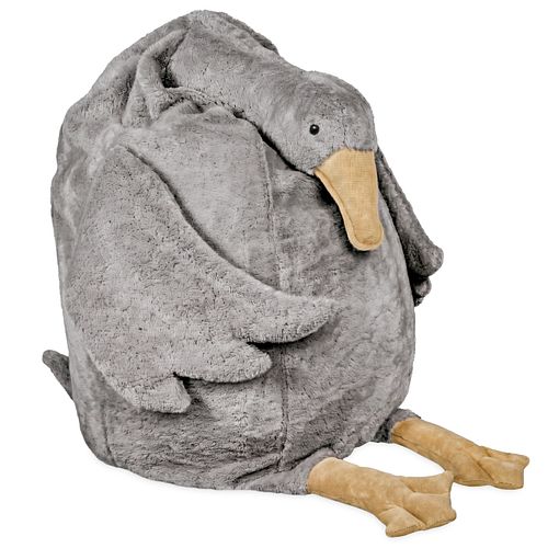 Sitzsack Gans grau