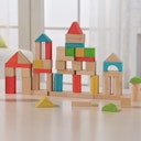 Vorschaubild 50 Holzbausteine natur und bunt