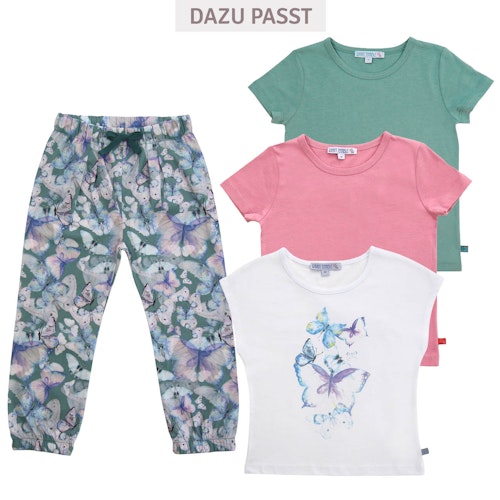 Leichte Sommerhose Schmetterlinge