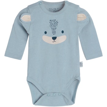 Body langarm Igel blau Öhrchen