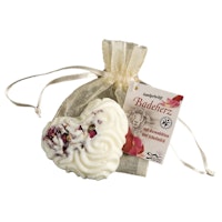 Badeherz "Rose" aus Schafsmilch - handgefertigt