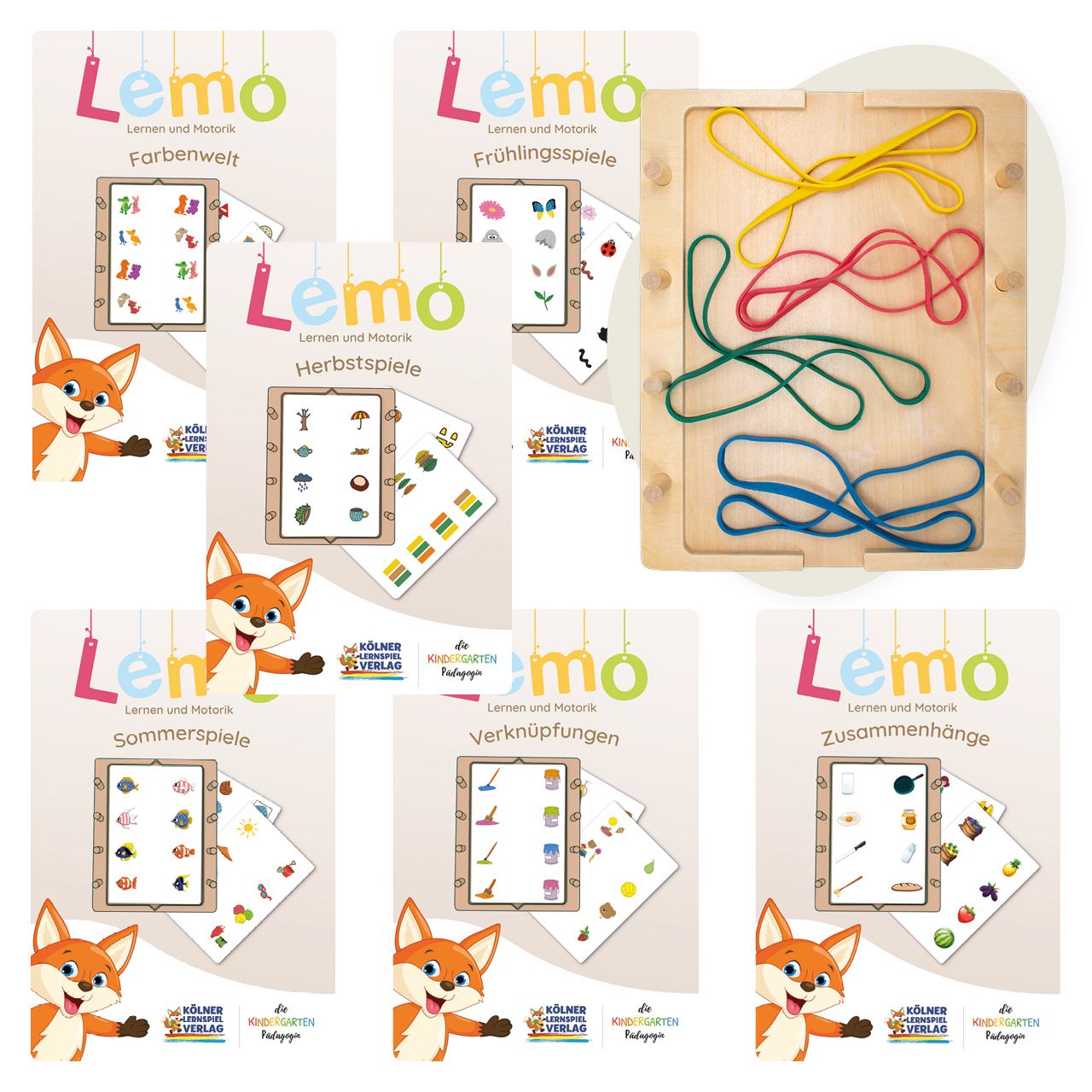 Lemo Set ab 4 J. mit 6 Kartensätzen