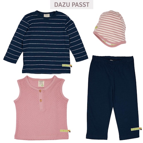 Weiches Frottee Top Pünktchen Design