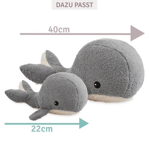 Kuscheltier Wal klein 22 cm
