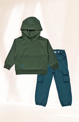 Gefütterte Cargo Twillhose