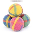 Vorschaubild Baby Filzball mit Glöckchen - sonnengelb 9 cm