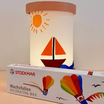 Bastelset für Toverlux Laterne mit Stockmar Wachsfolie